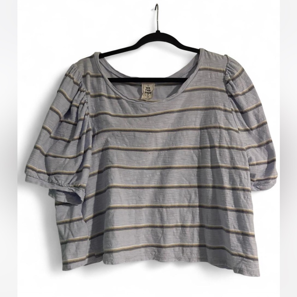 We The Free Striped Short Sleeve Tee xl